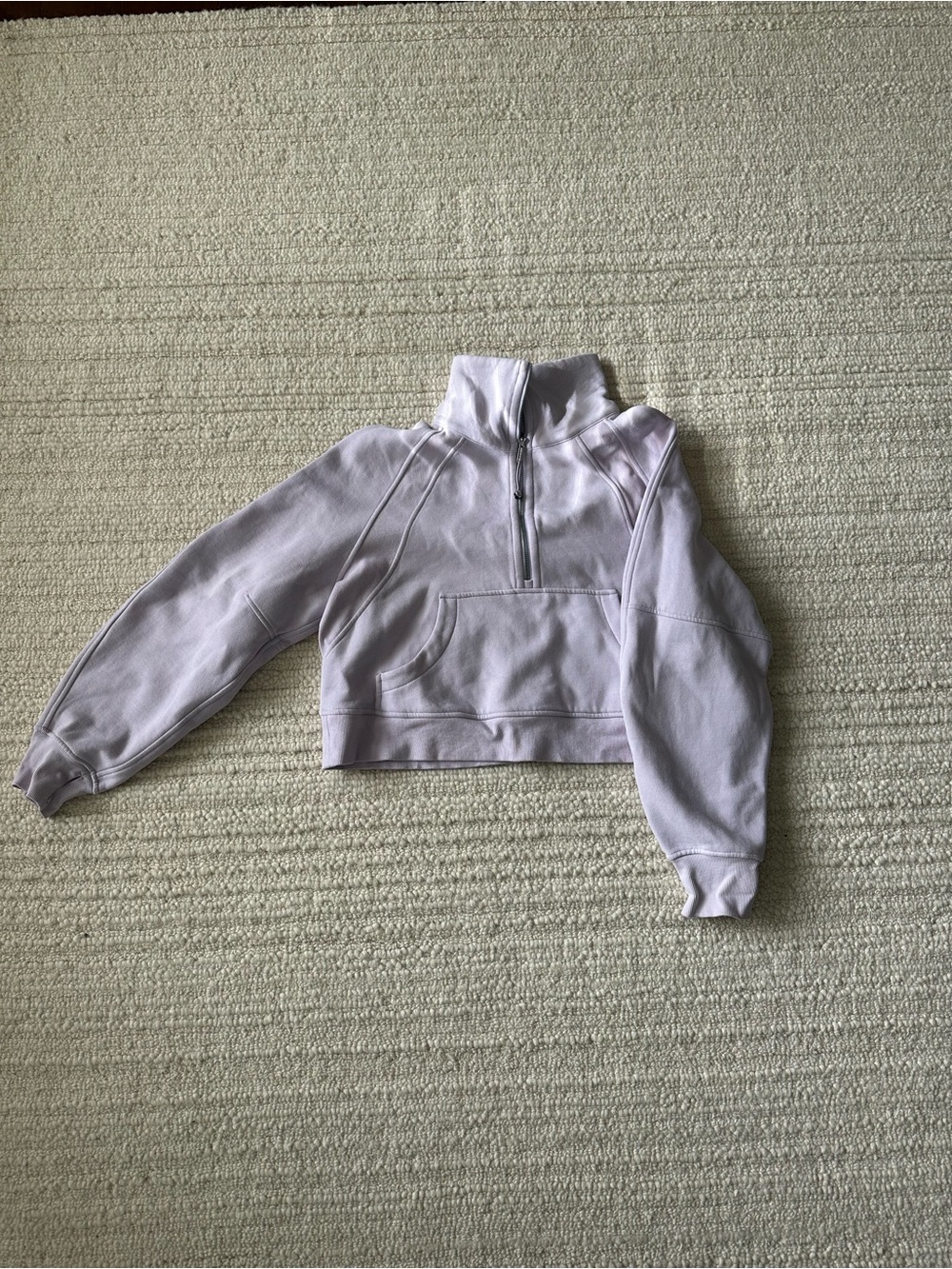 lululemon Scuba Half-Zip in Lilac